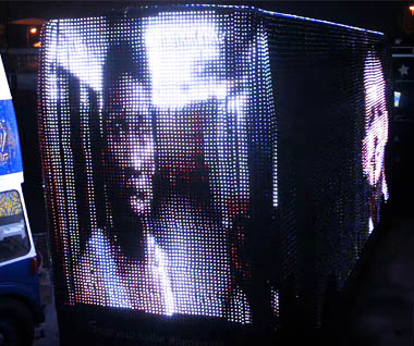 英国电视台车载告白屏 LED软屏EcoDot