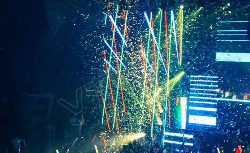 美国好莱坞户表DJ秀 LED共形屏iDot-P30项目