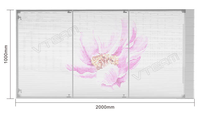 威特姆光电LED幕墙屏Isky箱体成效