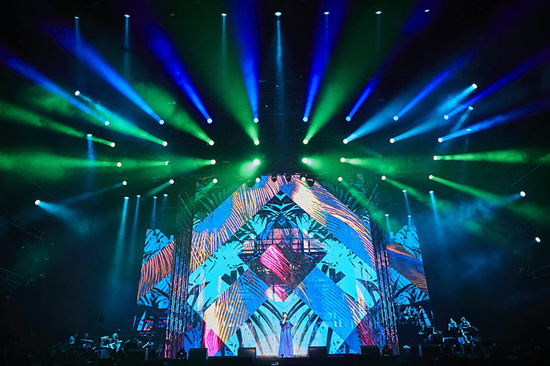 周笔畅演唱会 九宫格LED通明屏Vclear-7.8