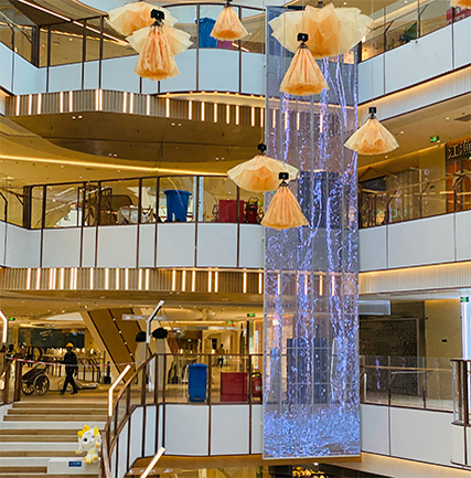 福州阳光世界购物中心LED通明屏项目