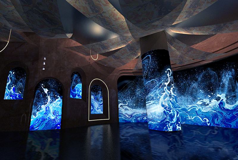 洛阳大河荟数字化博物馆LED通明屏项目